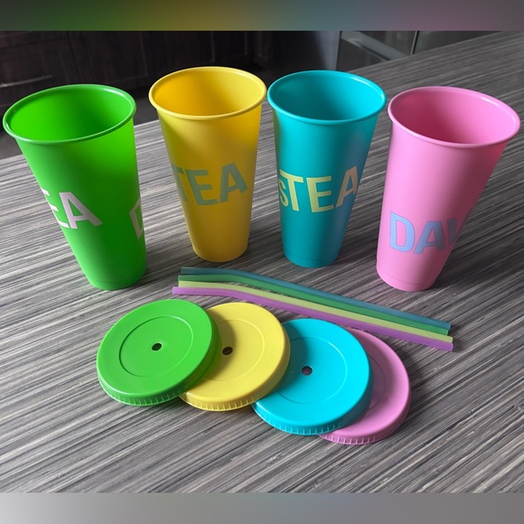 David’s Tea Colorful Tumbler Set - Picture 2 of 2
